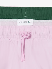 Lacoste Pink Lightweight Swim Shorts - Image 8 of 9