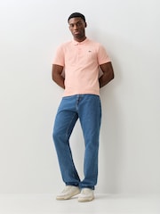 Lacoste Pink Regular Fit Ottoman Polo Shirt - Image 2 of 7