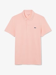 Lacoste Pink Regular Fit Ottoman Polo Shirt - Image 5 of 7