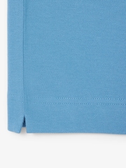Lacoste Blue Regular Fit Paris Stretch Piqué Polo Shirt - Image 3 of 4