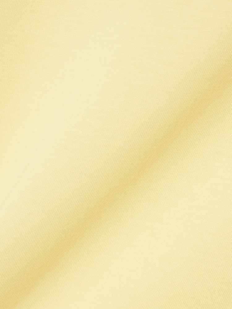 Lacoste Yellow Lacoste Relaxed Fit Cotton Midweight T-Shirt - Image 3 of 3