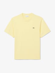 Lacoste Yellow Lacoste Relaxed Fit Cotton Midweight T-Shirt - Image 5 of 7