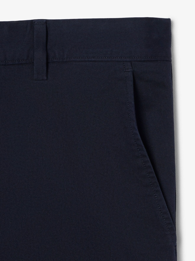 Lacoste Black Slim Fit Stretch Cotton Chino Bermuda Shorts - Image 2 of 5 Lacoste Black Slim Fit Stretch Cotton Chino Bermuda Shorts - Image 2 of 5