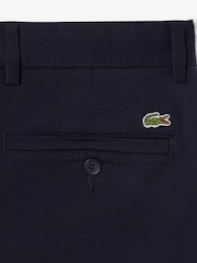 Lacoste Black Slim Fit Stretch Cotton Chino Bermuda Shorts - Image 3 of 5
