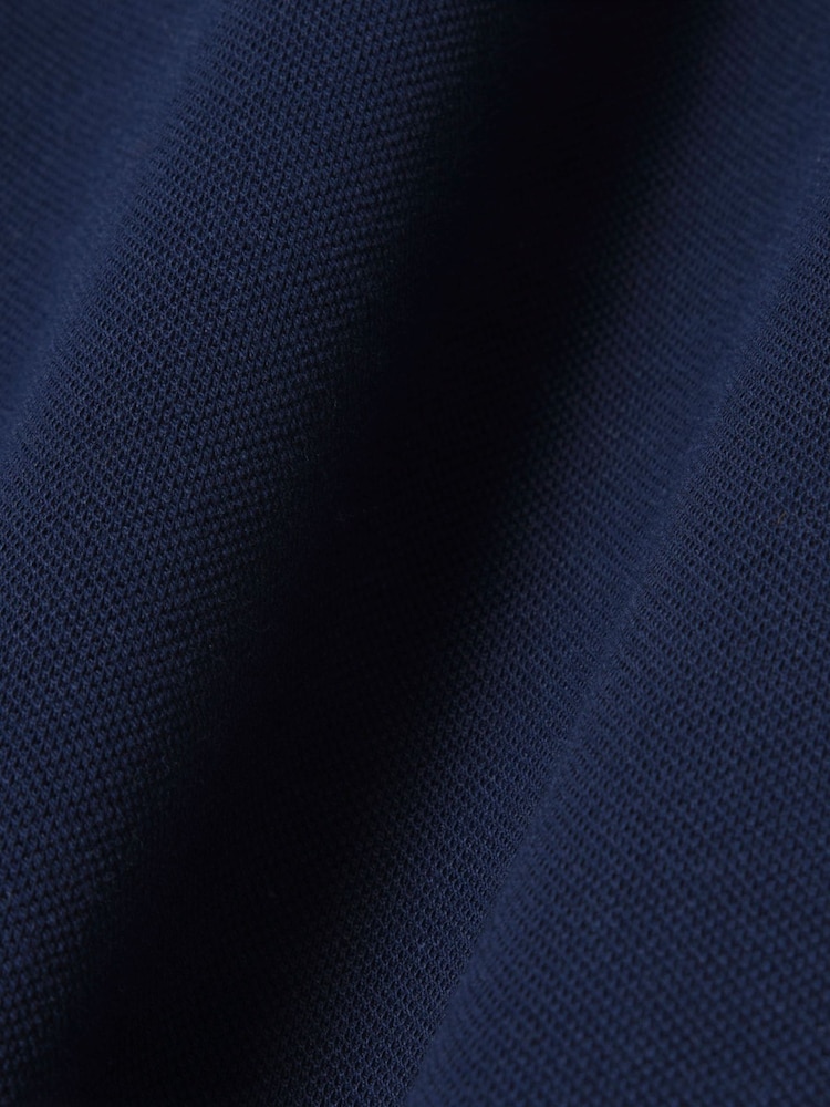 Lacoste Blue Relaxed Fit Short Sleeved Piqué Shirt - Image 2 of 3