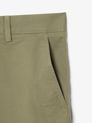 Lacoste Green Slim Fit Stretch Cotton Chino Bermuda Shorts - Image 2 of 5