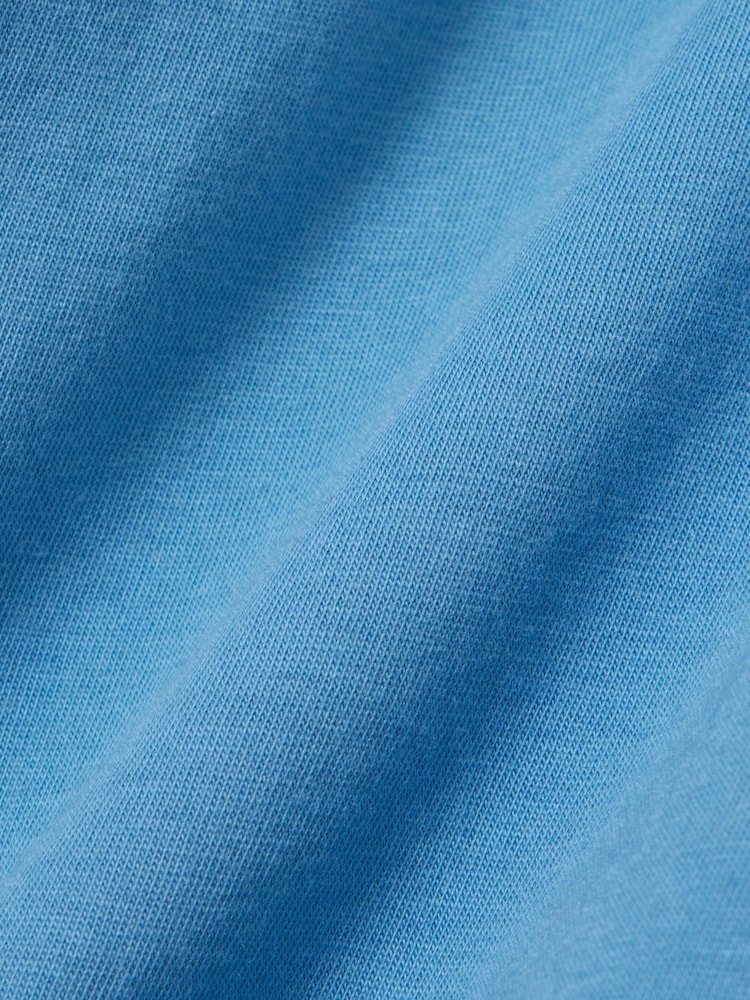Lacoste Blue Cotton Pima T-Shirt - Image 3 of 3 Lacoste Blue Cotton Pima T-Shirt - Image 3 of 3