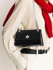 Tory Burch Black Kira Turnlock Mini Bag - Image 2 of 3