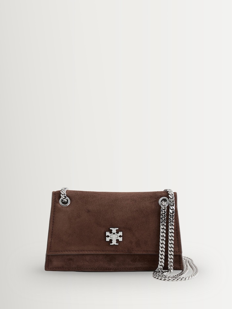 Tory Burch Dark Cocoa Kira Chevron Small Convertible Shoulder Bag - Image 1 of 1 Tory Burch Dark Cocoa Kira Chevron Small Convertible Shoulder Bag - Image 1 of 1