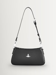 Vivienne Westwood Black Tasha Shoulder Phone Bag - Image 1 of 6