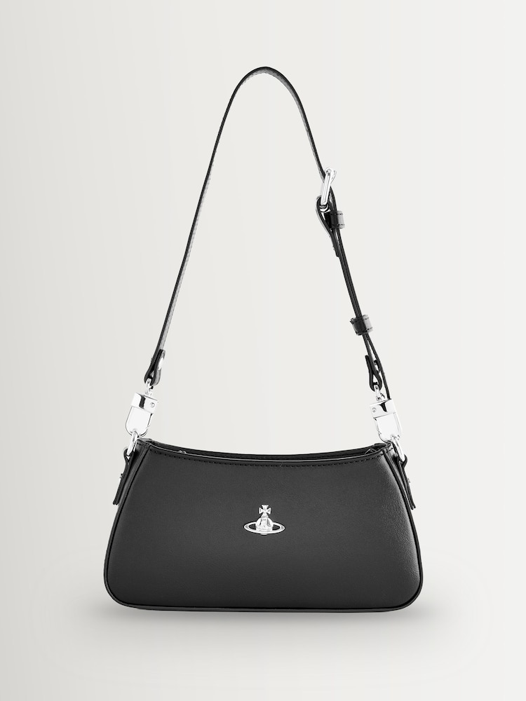 Vivienne Westwood Black Tasha Shoulder Phone Bag - Image 1 of 6