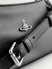 שחור - Vivienne Westwood נרתיק לטלפון עם רצועת כתף, דגם Tasha - תמונה 10 מתוך 10