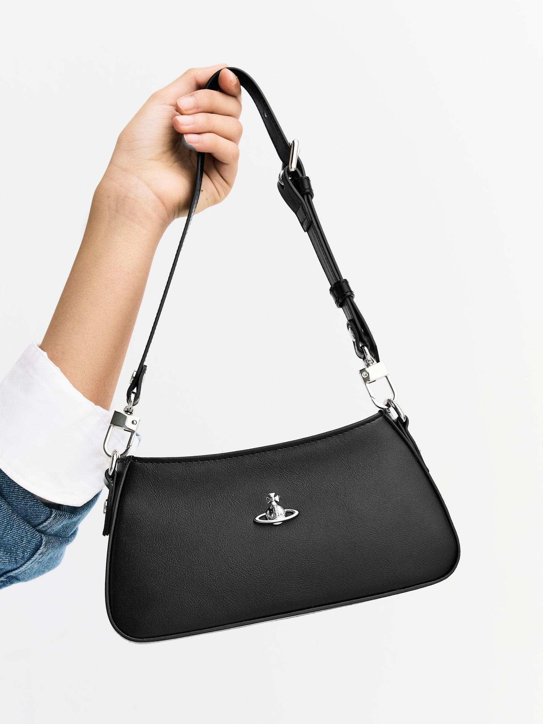 Buy Vivienne Westwood Black Tasha Shoulder Phone Bag from Next