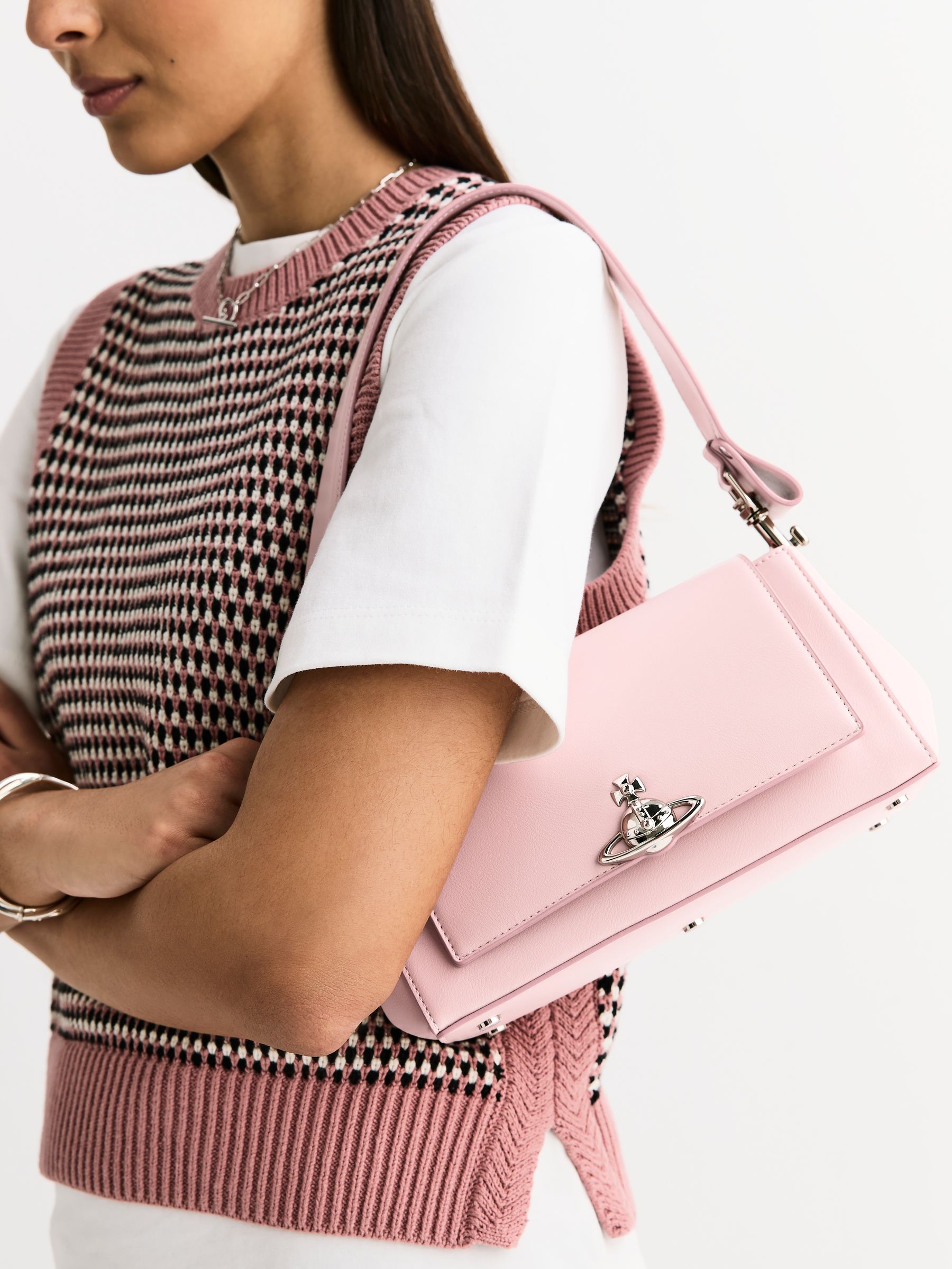 Satın al Pembe - Vivienne Westwood Hazel Orta Boy El Çantası Next