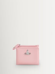 Vivienne Westwood Pink Slim Flap Card Holder - Image 1 of 3