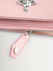 Vivienne Westwood Pink Slim Flap Card Holder - Image 3 of 3
