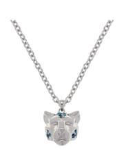 Karen Millen Leopard Print Pendant Necklace - Image 2 of 4