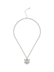 Karen Millen Leopard Print Pendant Necklace - Image 3 of 4