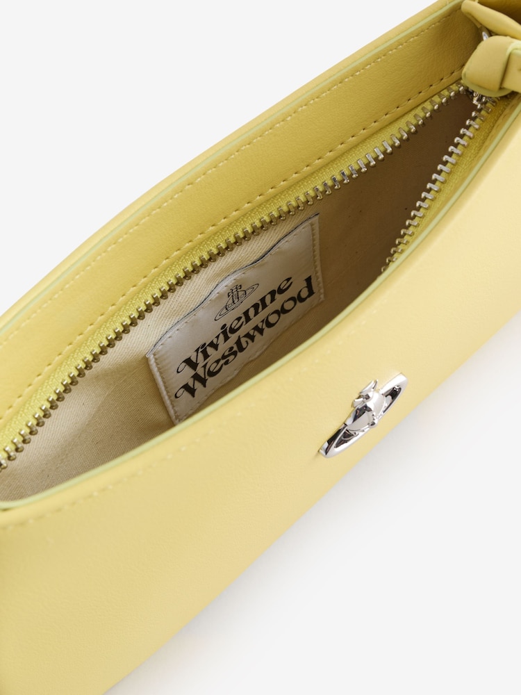 Vivienne Westwood Yellow Tasha Shoulder Phone Bag - Image 6 of 6