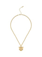 Karen Millen Leopard Print Pendant Necklace - Image 3 of 4