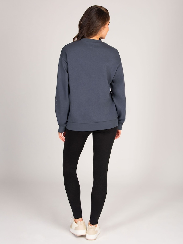 Pineapple Grey Womens Pink Sweatshirt - Image 5 of 5