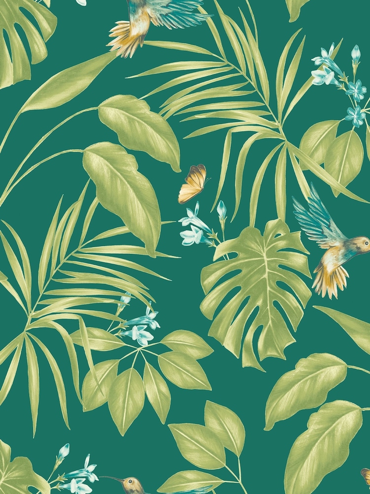 Ohpopsi Green Hummingbird A4 Wallpaper Sample - Image 1 of 1