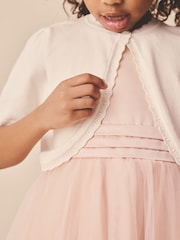Ecru Knitted Bridesmaid Shrug (3mths-16yrs) - Image 4 of 4