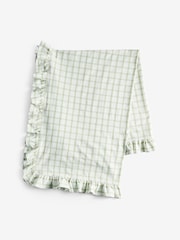 Gingham Check Washed Cotton Table Cloth - 画像 4 / 4