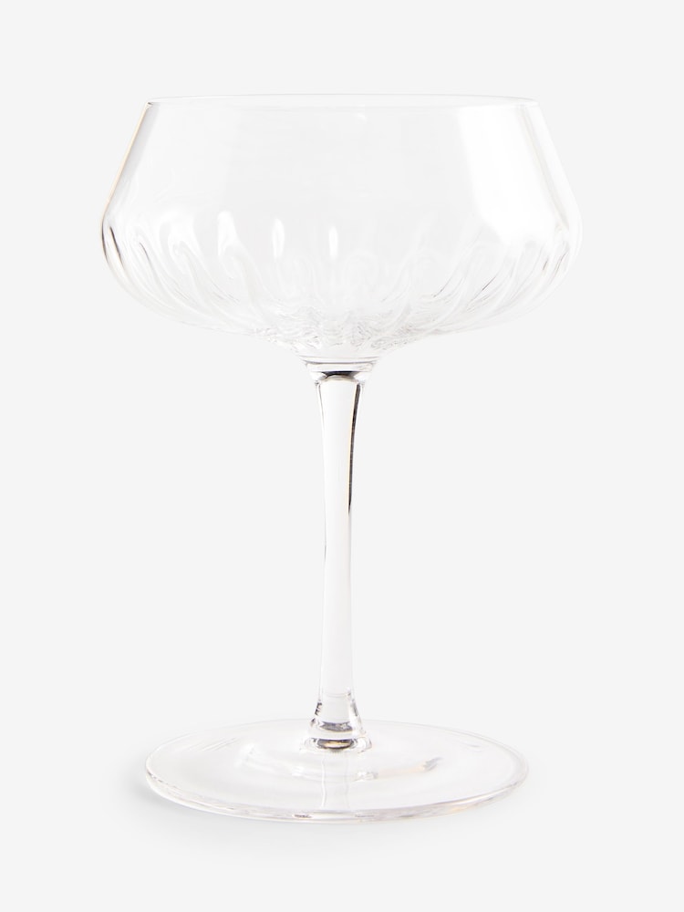 Set of 2 Clear Rosa Cocktail Glasses - Image 3 of 3