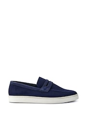 Jones Bootmaker Blue Quincee Slip On Shoes - Image 1 of 5