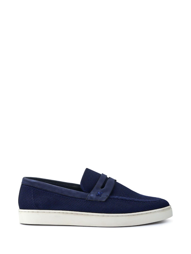 Jones Bootmaker Blue Quincee Slip On Shoes - Image 1 of 5