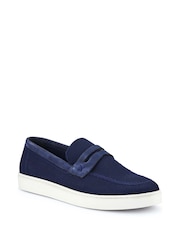 Jones Bootmaker Blue Quincee Slip On Shoes - Image 2 of 5