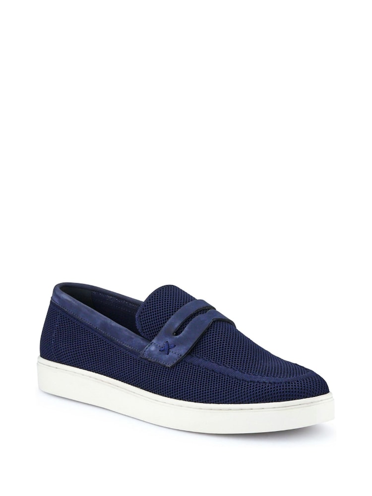 Jones Bootmaker Blue Quincee Slip On Shoes - Image 2 of 5