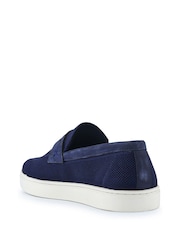 Jones Bootmaker Blue Quincee Slip On Shoes - Image 3 of 5