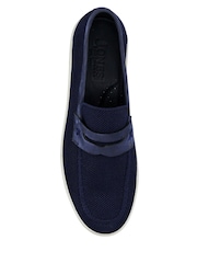 Jones Bootmaker Blue Quincee Slip On Shoes - Image 4 of 5