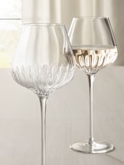 Set of 4 Clear Rosa Wine Glasses - Image 2 of 2