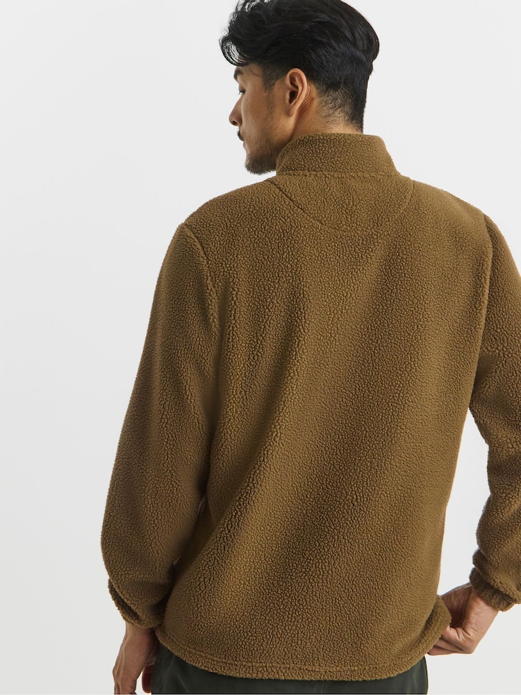 Snowdonia Khaki Full Zip Fleece - Image 2 of 4