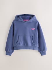 Superdry Navy and Pink Hoodie - Image 6 of 7