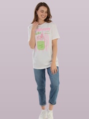 Brands In White Matcha Raspberry T-Shirt - Image 2 of 4
