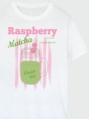 Brands In White Matcha Raspberry T-Shirt - Image 4 of 4