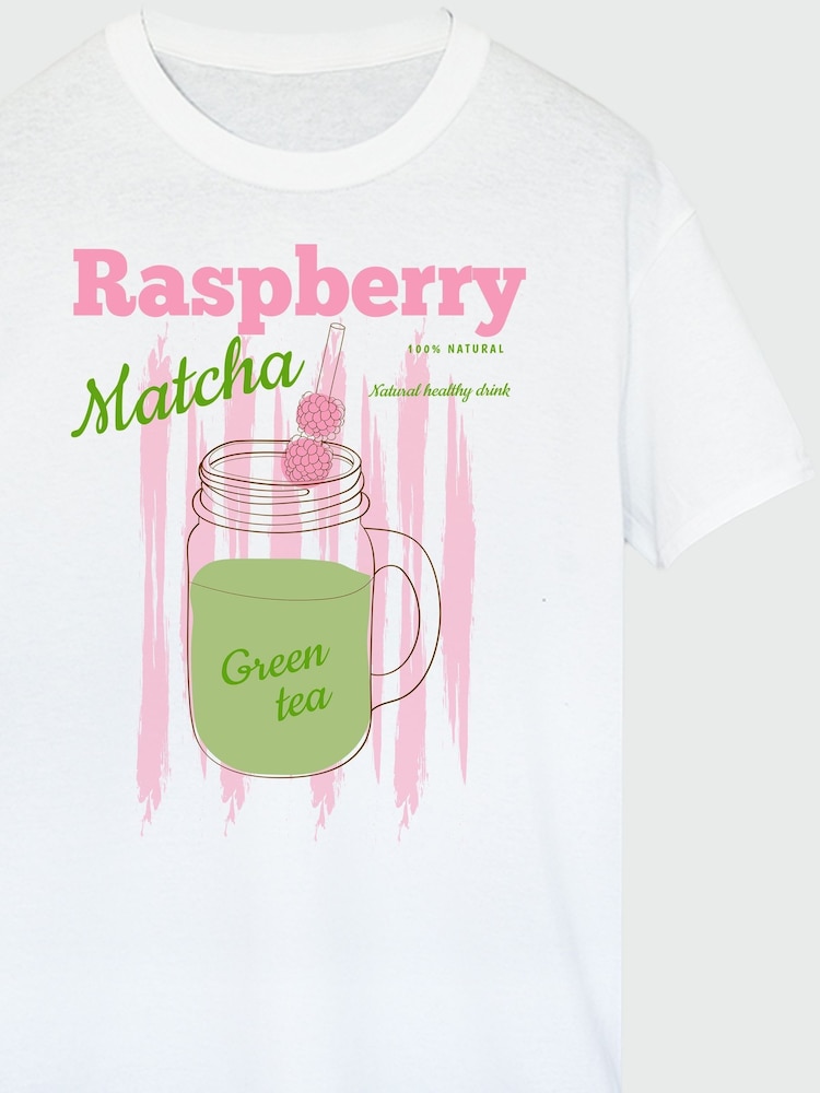 Brands In White Matcha Raspberry T-Shirt - Image 4 of 4