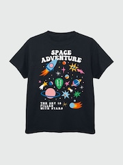 Brands In Black Space Adventure T-Shirt - Image 3 of 4