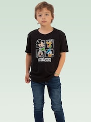 Brands In Black Disney Mickey Mouse Clubhouse Head T-Shirt - Image 2 of 4