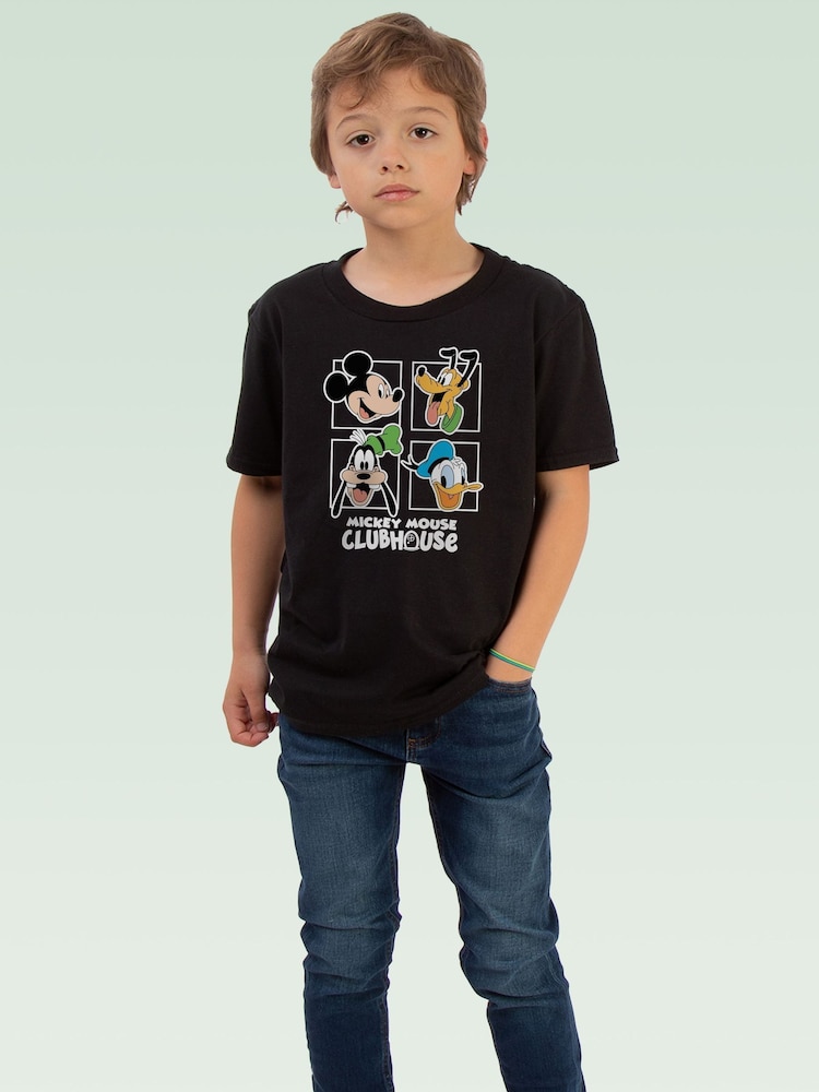 Brands In Black Disney Mickey Mouse Clubhouse Head T-Shirt - Image 2 of 4