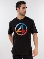 Brands In Black Marvel Fantastic Four Logo T-Shirt - Image 1 of 4