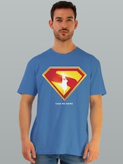 Brands In Blue DC Comics Superman Shield T-Shirt - Image 1 of 4
