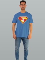 Brands In Blue DC Comics Superman Shield T-Shirt - Image 2 of 4