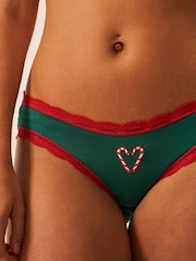 Stripe & Stare High Rise Knickers 4 Pack - Image 4 of 6