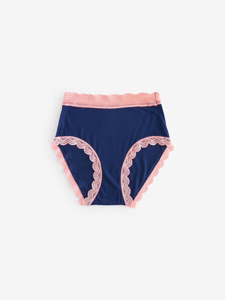 Stripe & Stare High Rise Four Pack Knickers - Image 2 of 5 Stripe & Stare High Rise Four Pack Knickers - Image 2 of 5