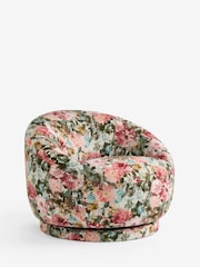 Clarke and Clarke Tahiti Spring Blush Pink Eden Accent Chair - Image 3 of 8